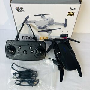 RC Drone With 4K HD Dual Camera WiFi FPV Foldable Quadcopter Aircraft E88 Pro